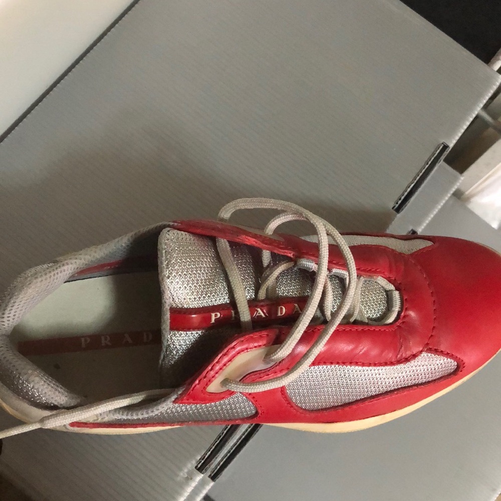 Prada red shoe